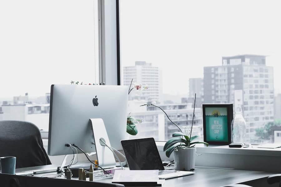 A premium modern workspace at Galucy Niels Enterprises